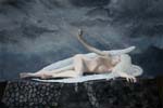 032 'Fallen Angel' 24x36 oil on linen